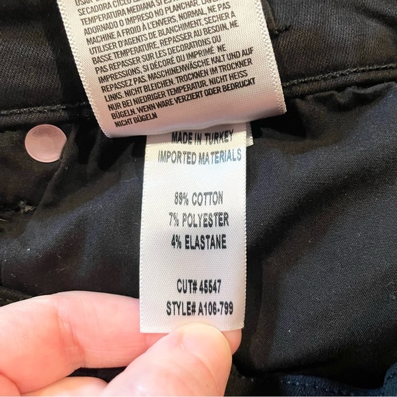 Agolde Black Filter Free High Rise Skinny Jeans 27 - Picture 8 of 11